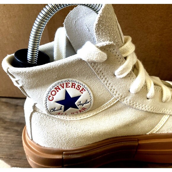 Converse Chuck Taylor All Star Women’s 7.5 Cruise Egret HI Suede A09088C - Picture 3 of 8